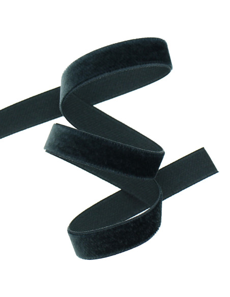 Velvet ribbon - Anthracite gray