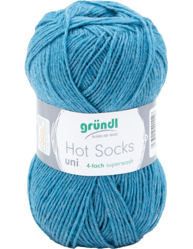 Hot Socks Uni 50 Gründl sock yarn