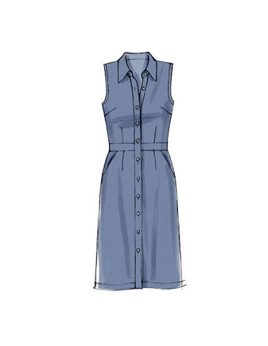 Dress and slip pattern - McCall's 6696