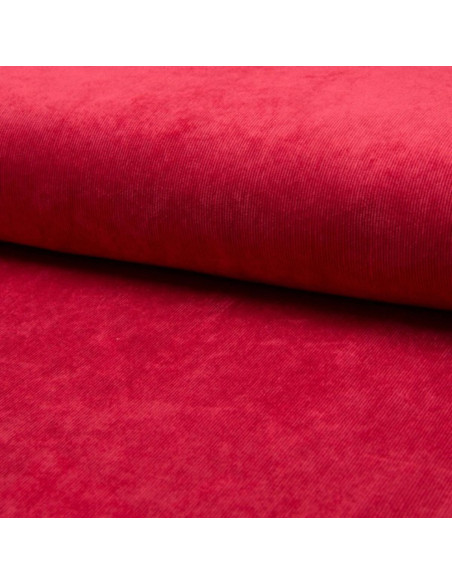 Corduroy fabric - Red