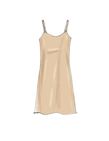 Dress and slip pattern - McCall's 6696