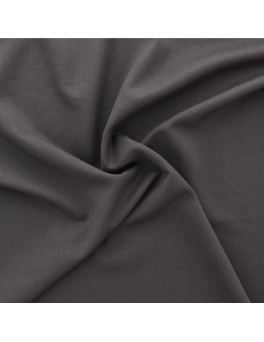 Stretch gabardine fabric - Slate gray