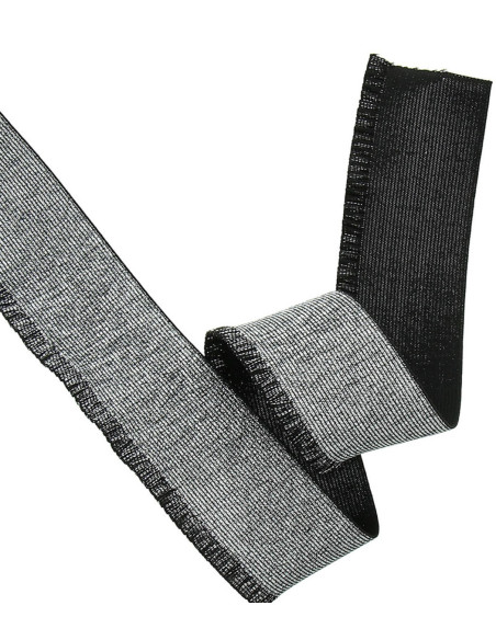 Metallic elastic skirt - Silver