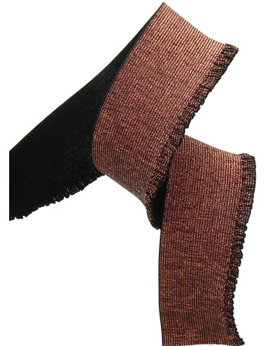 Metallic Elastic Skirt - Bronze