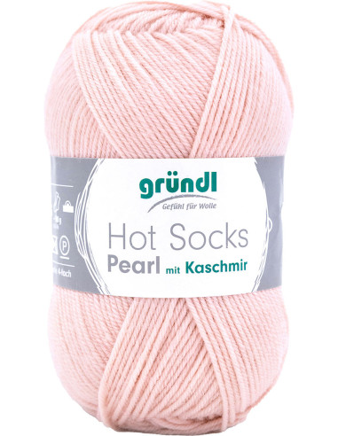 Hot Socks Pearl Solid Color Sock Yarn Gründl