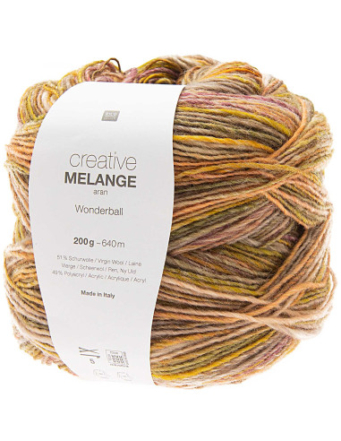 Creative Melange Aran Wonderball Rico Design Wool