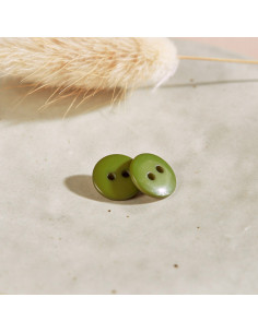 Classic Shine Button - Matcha Leaf 2