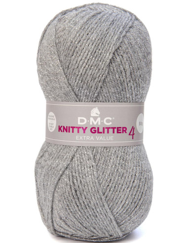 Fil à tricoter Knitty 4 Glitter DMC