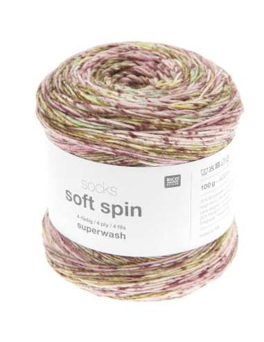 Laine à chaussettes Soft Spin Rico Design