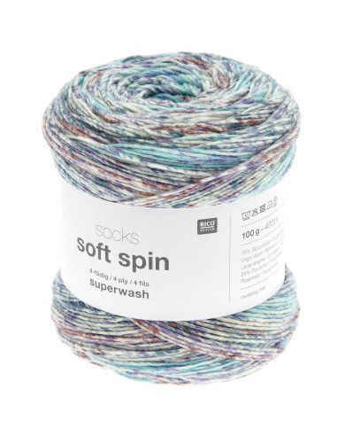 Laine à chaussettes Soft Spin Rico Design