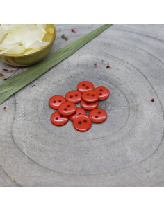 Classic Shine Button - Tangerine 2