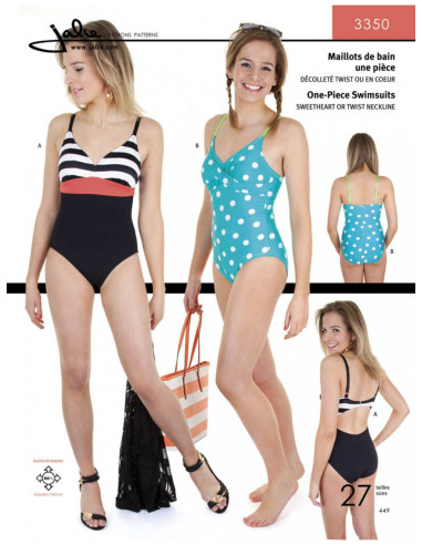 One-piece swimsuit pattern - Jalie 3350