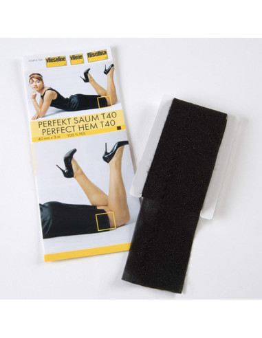 Perfect Hem Vlieseline - Black