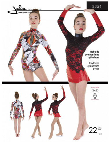 Rhythmic Gymnastics Dress Pattern - Jalie 3356
