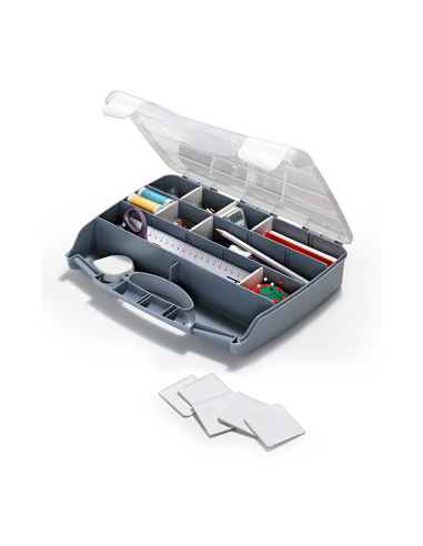 Multi-compartment storage box with removable compartments