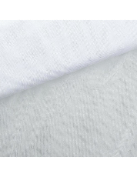 White mosquito netting fabric, wide width
