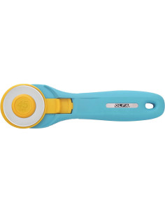 Ergonomic Turquoise Olfa 45mm Rotary Cutter