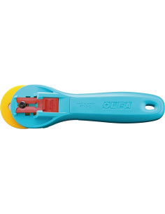 Ergonomic Turquoise Olfa 45mm Rotary Cutter 2
