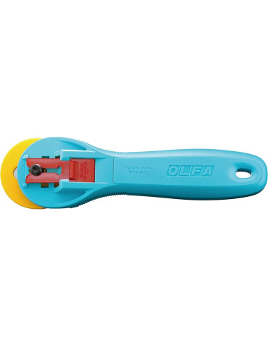 Ergonomic Turquoise Olfa 45mm Rotary Cutter