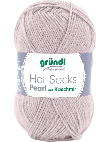 Hot Socks Pearl Solid Color Sock Yarn Gründl