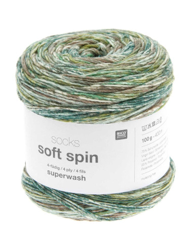 Laine à chaussettes Soft Spin Rico Design