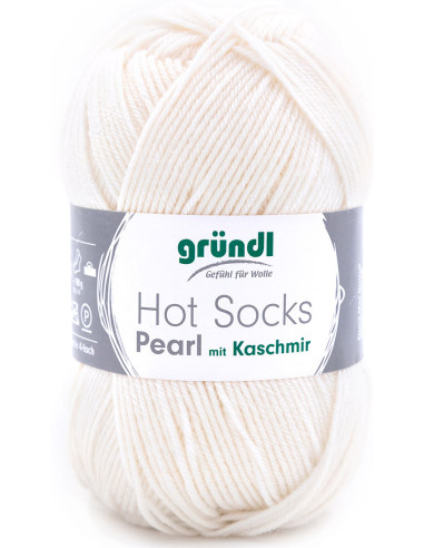 Hot Socks Pearl Solid Color Sock Yarn Gründl