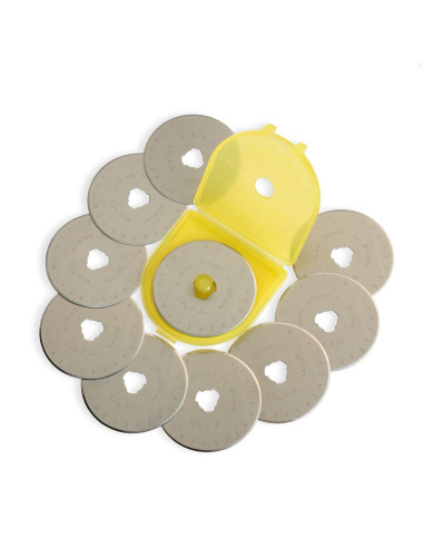 10 replacement blades for Olfa cutter - 45 mm