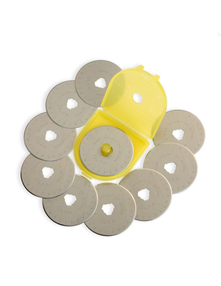 10 replacement blades for Olfa cutter - 45 mm