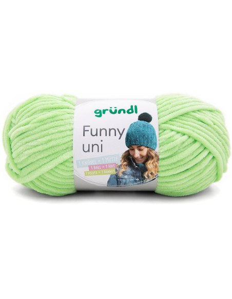 Fil chenille Funny uni Gründl