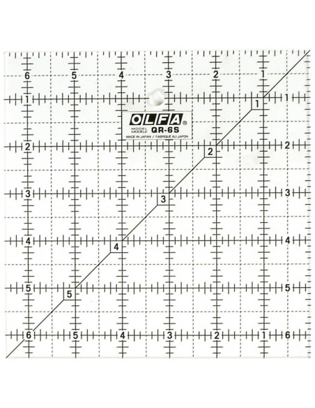 Olfa patchwork ruler 6.5 x 6.5 inch