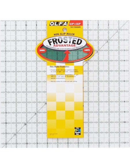 Olfa Patchwork Ruler 12.5 x 12.5 inch