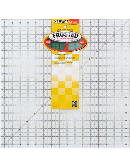Olfa patchwork ruler 16.5 x 16.5 inch