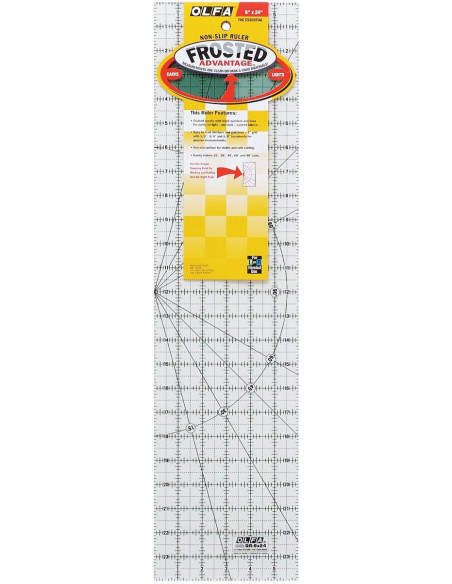 Olfa patchwork ruler 6 x 24 inch