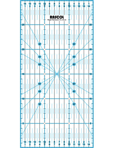 Rascol patchwork ruler 15 x 30 cm