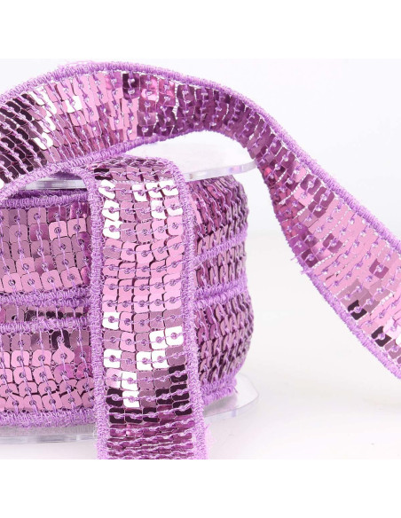 Sequin trim - Purple