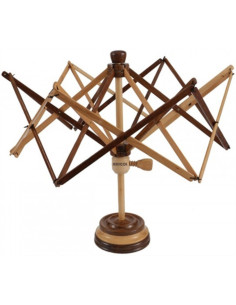 Rosewood yarn winder on Rascol table