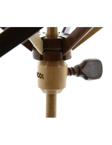 Rosewood yarn winder on Rascol table
