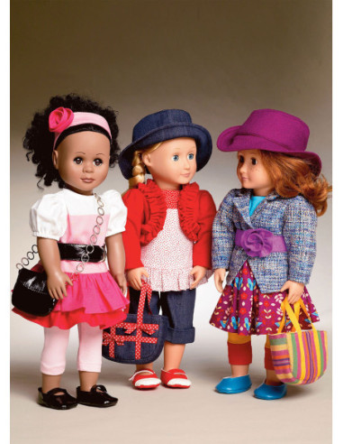 Doll clothing pattern - McCall's 8524