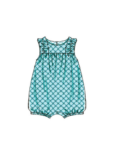 Baby Romper Pattern - McCall's 7107