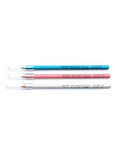 Set of 3 water-erasable chalk pencils