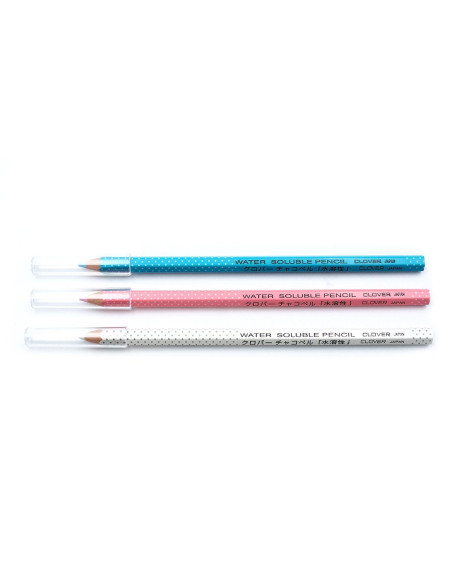 Set of 3 water-erasable chalk pencils