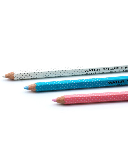 Set of 3 water-erasable chalk pencils