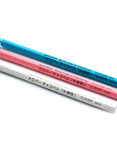 Set of 3 water-erasable chalk pencils