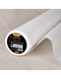Thick non-woven fusible interfacing - White