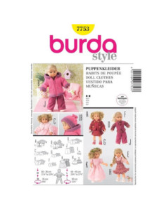 Doll clothes pattern - Burda 7753