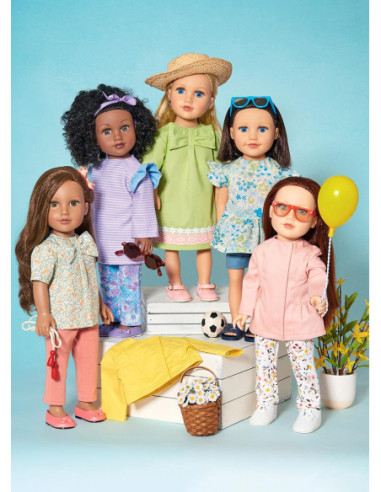 Doll clothing pattern - McCall's 8378