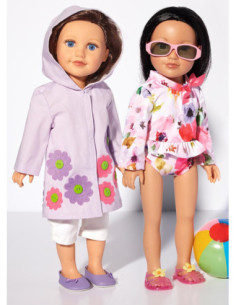 Doll clothing pattern - McCall's 8309