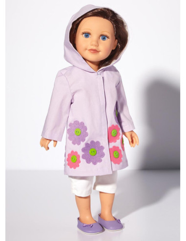 Doll clothing pattern - McCall's 8309