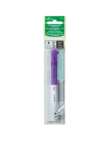 Air erasable marker with eraser - Fine tip