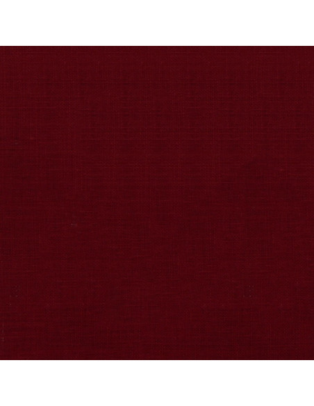 Linen fabric piece - 45 x 40 cm - Cherry